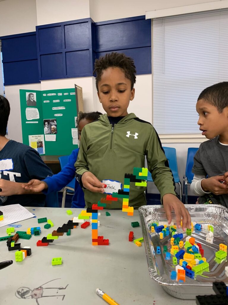 kids playing with Legos